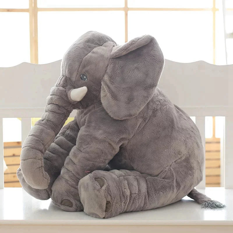 Plush Elephant Doll – 40cm / 60cm / 80cm Soft Stuffed Cushion Toy