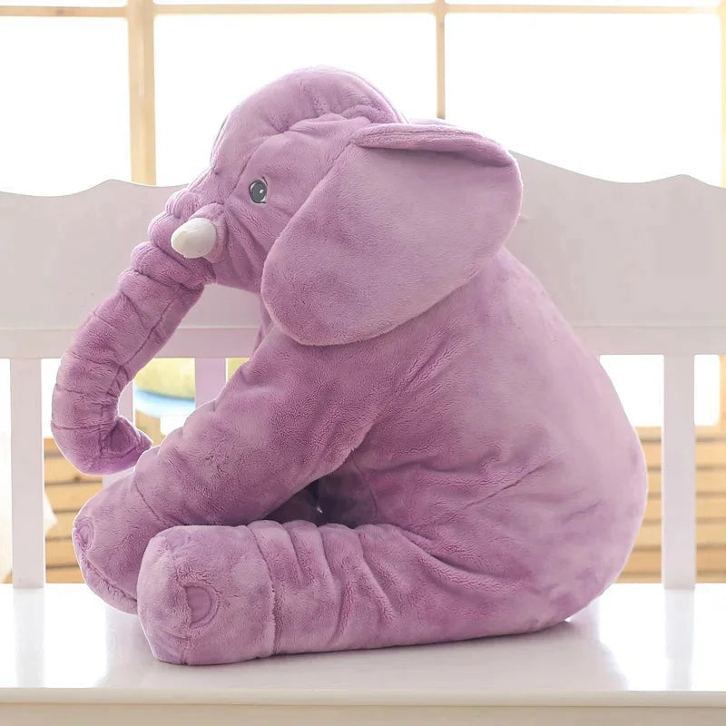 Plush Elephant Doll – 40cm / 60cm / 80cm Soft Stuffed Cushion Toy