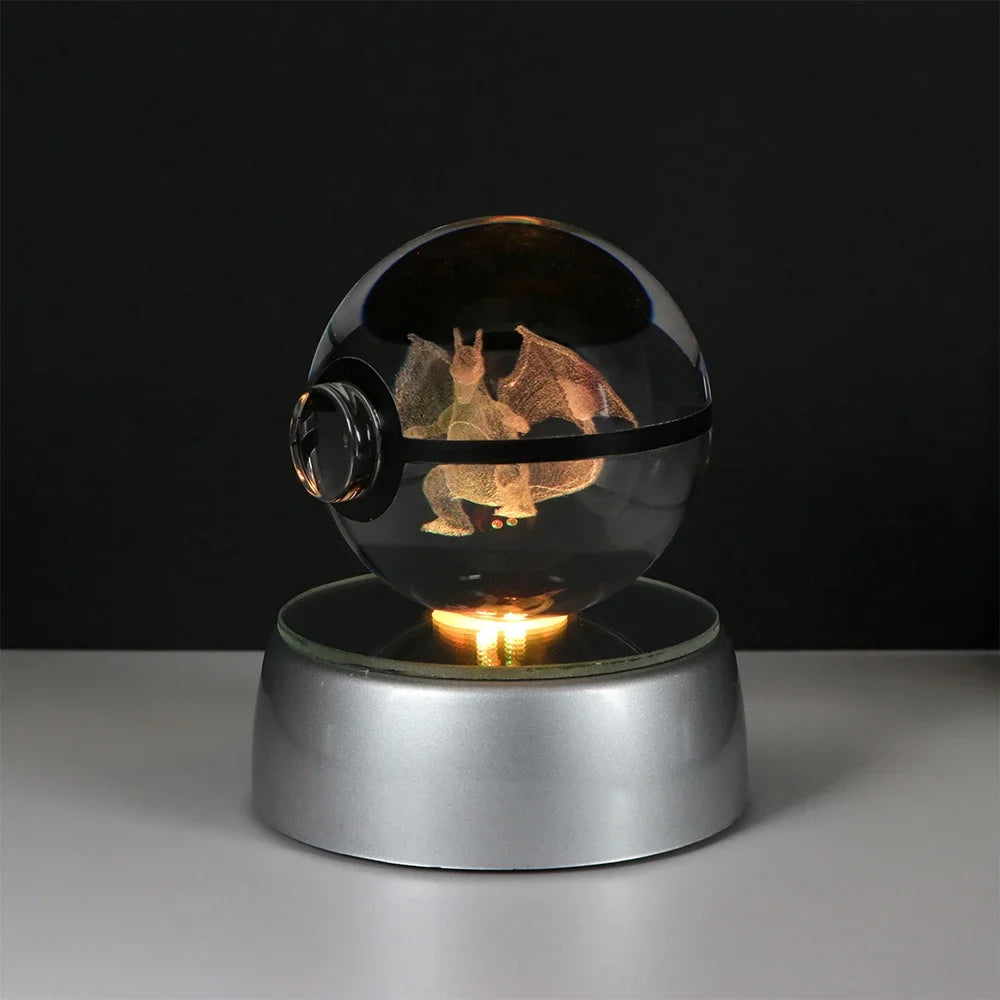 Pokémon 3D Crystal Ball – LED Light Base Display