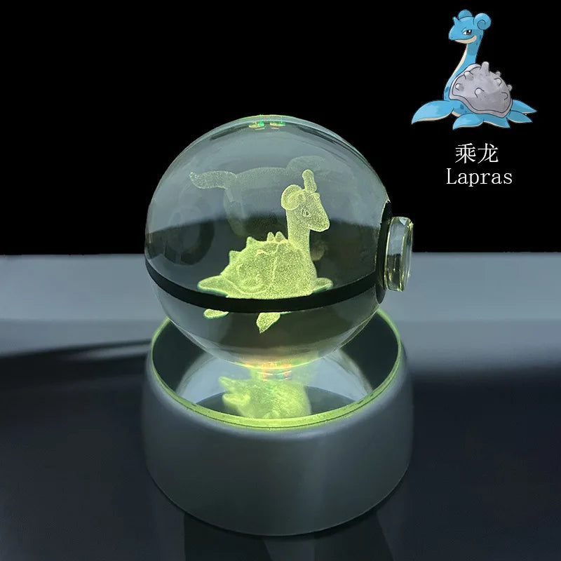 Pokémon 3D Crystal Ball – LED Light Base Display