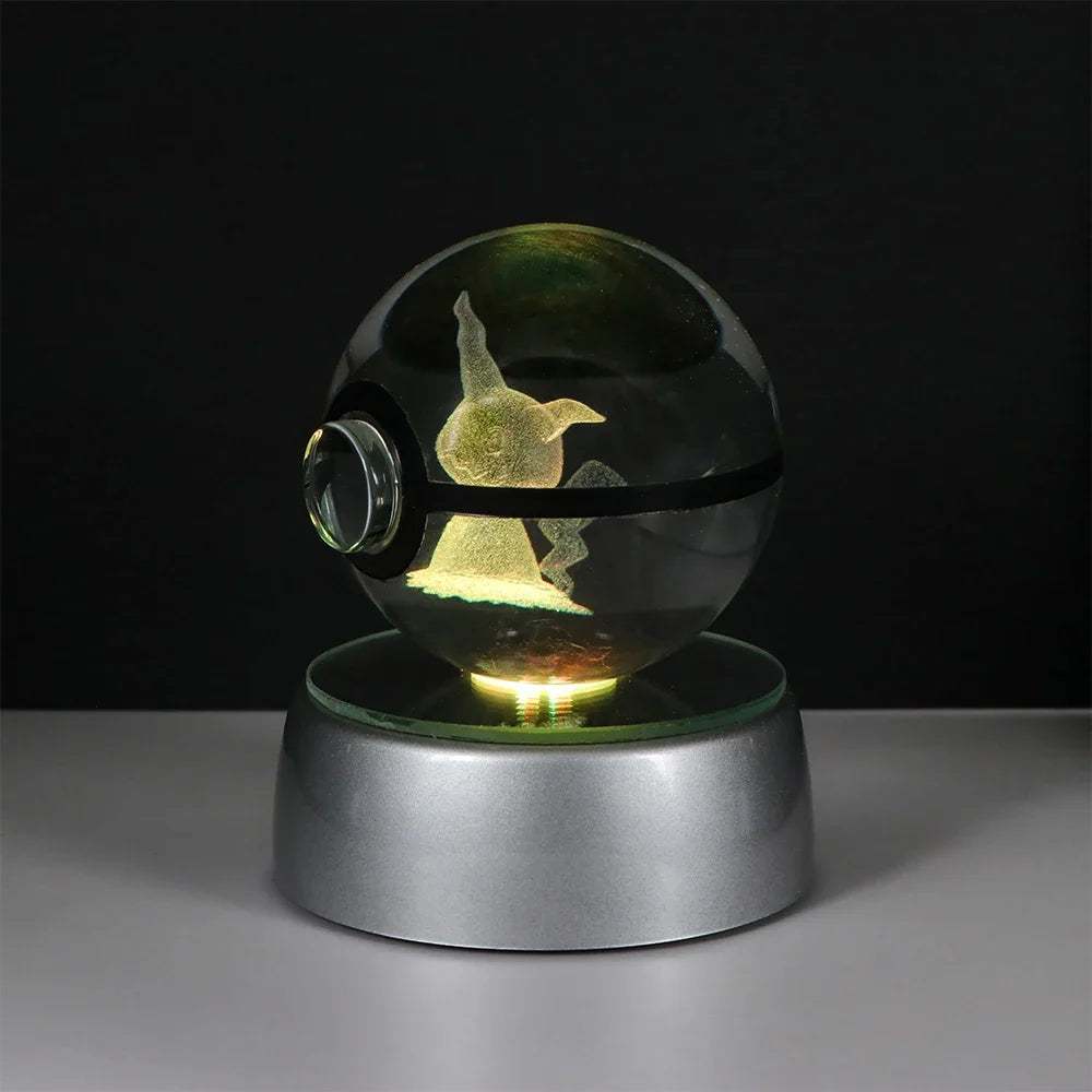 Pokémon 3D Crystal Ball – LED Light Base Display