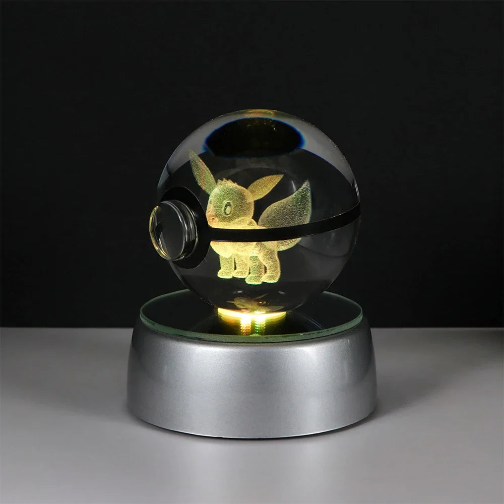 Pokémon 3D Crystal Ball – LED Light Base Display