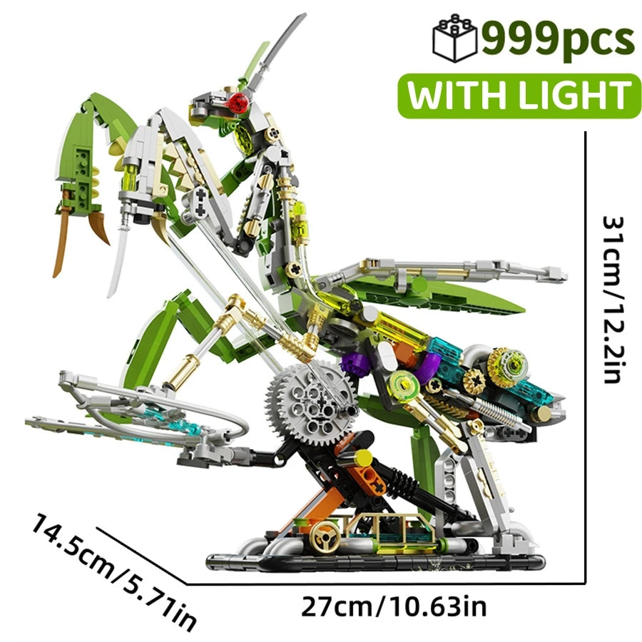 Mechanical Sea & Land Animal Building Block Sets