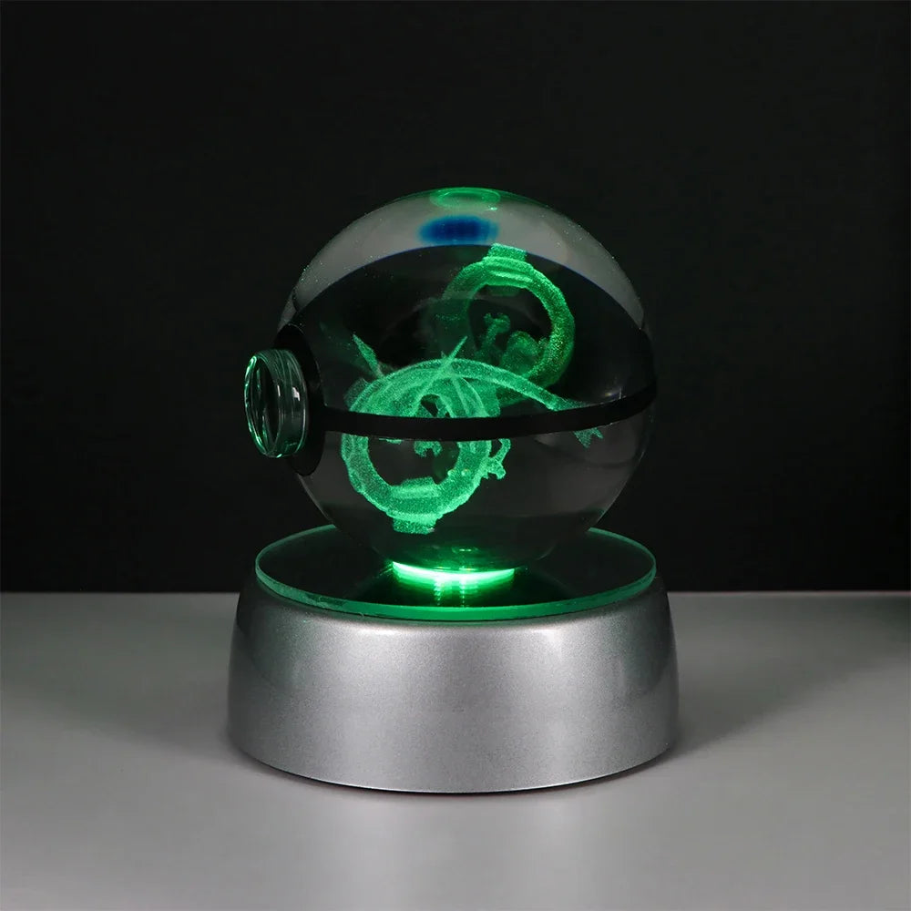 Pokémon 3D Crystal Ball – LED Light Base Display
