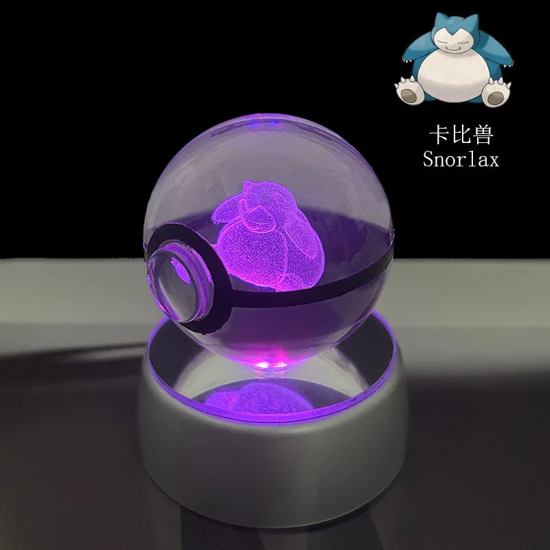 Pokémon 3D Crystal Ball – LED Light Base Display