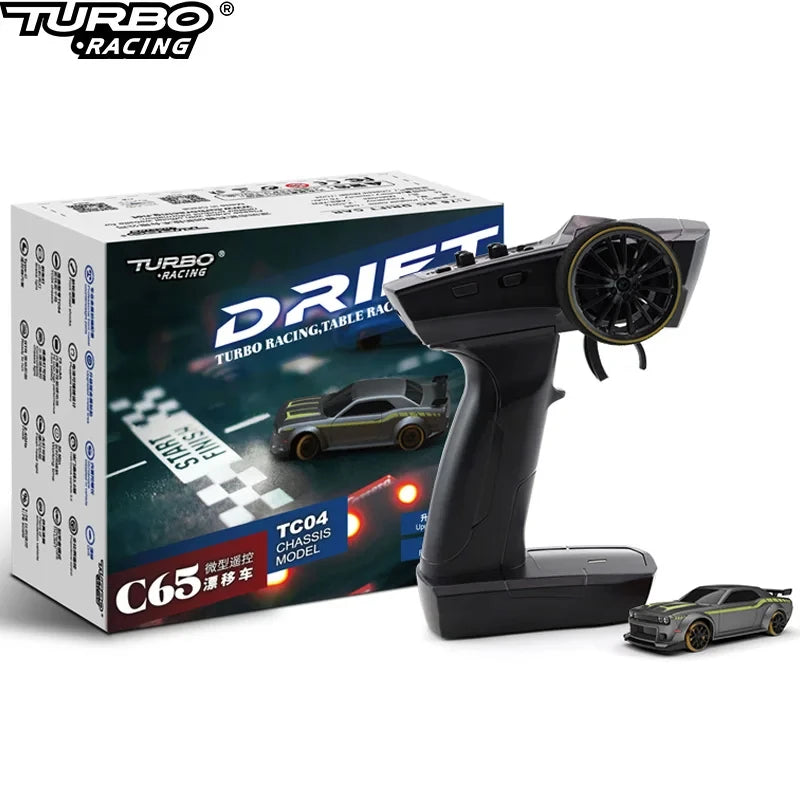 Desktop Turbo Racing 1:76 RC Drift Car W/ Gyro Radio