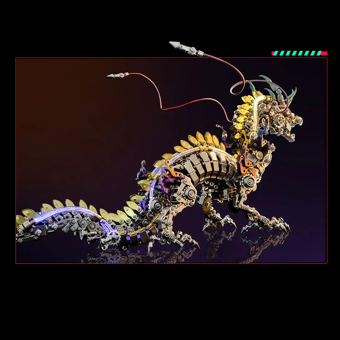 DIY Dragon 3D Metal Puzzle – 2030+ Pcs, 50cm Steampunk Build
Mechanical Majesty Meets Mythical Might