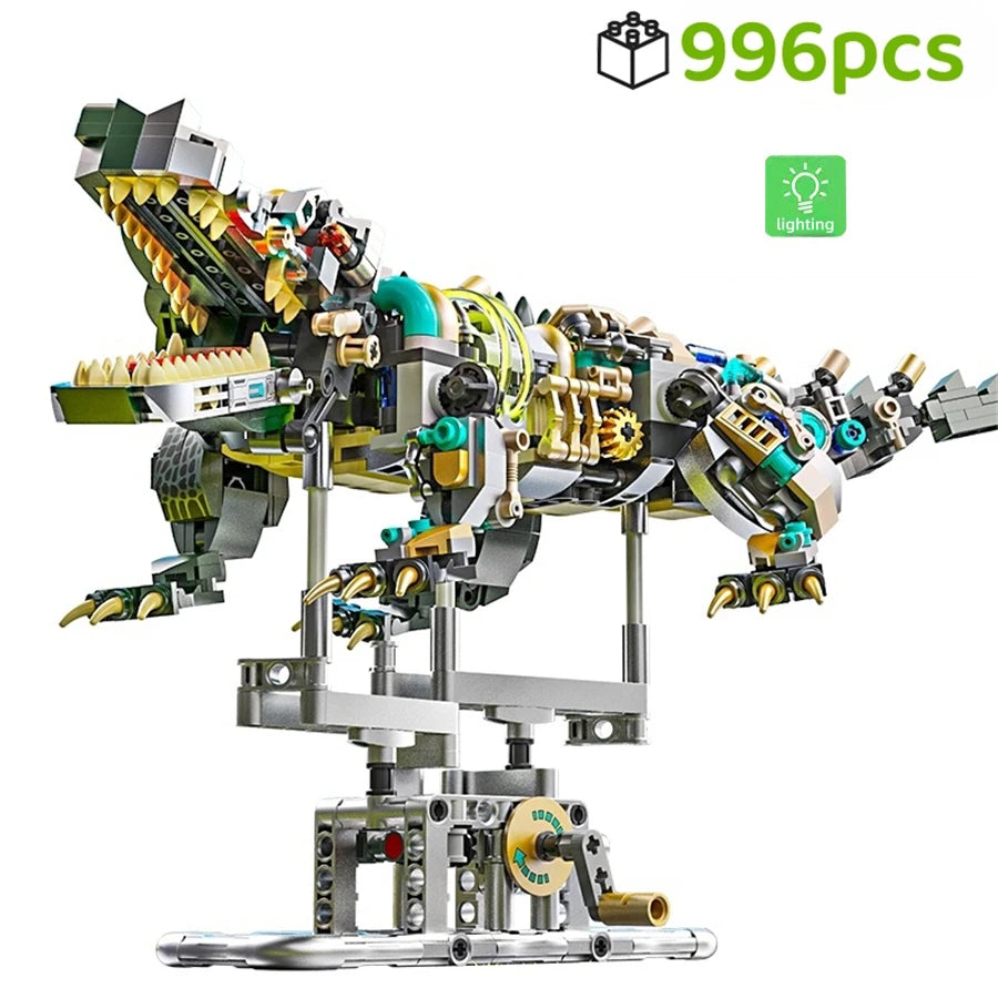 Mechanical Sea & Land Animal Building Block Sets