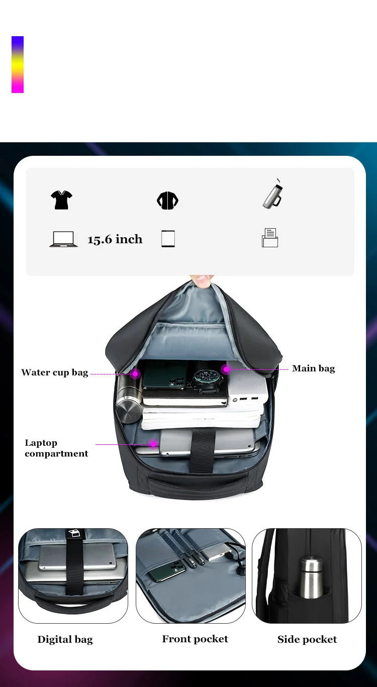 LED Smart Laptop Backpack