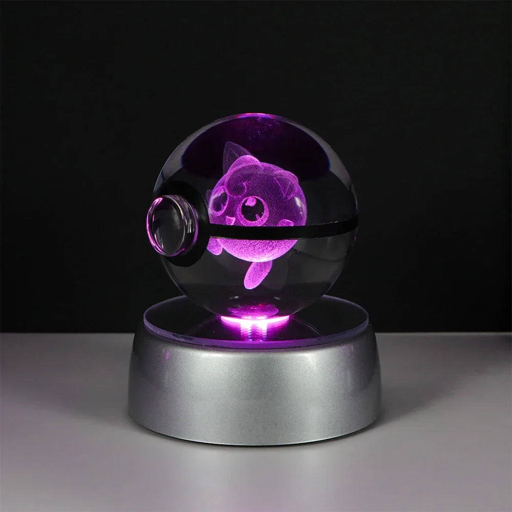Pokémon 3D Crystal Ball – LED Light Base Display
