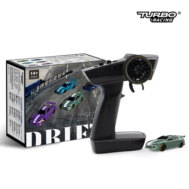Desktop Turbo Racing 1:76 RC Drift Car W/ Gyro Radio