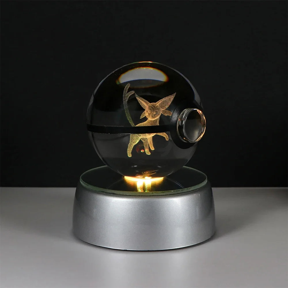 Pokémon 3D Crystal Ball – LED Light Base Display
