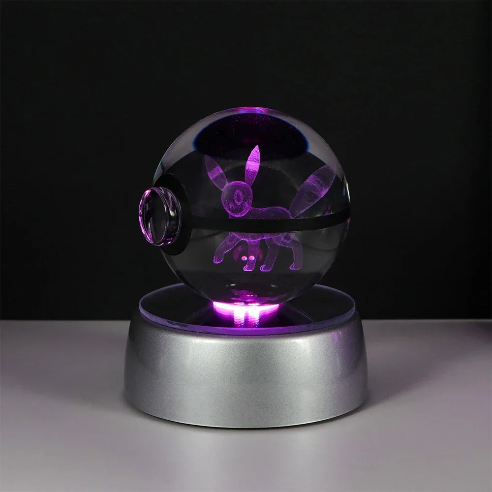 Pokémon 3D Crystal Ball – LED Light Base Display