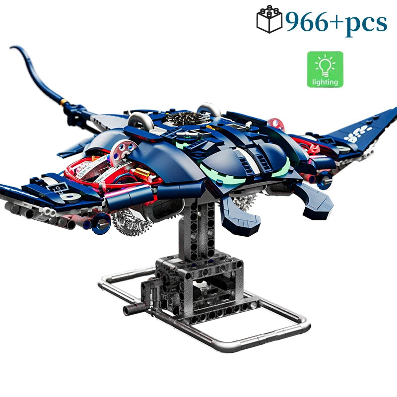 Mechanical Sea & Land Animal Building Block Sets