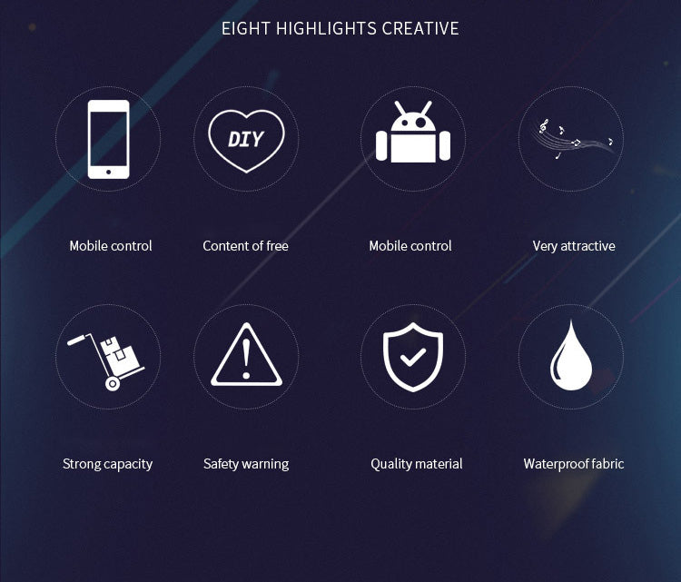 LED Smart Laptop Backpack