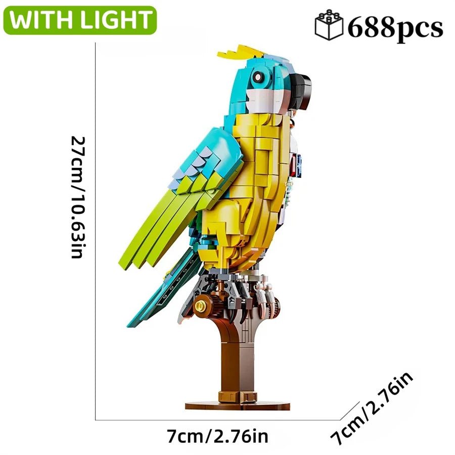 Mechanical Sea & Land Animal Building Block Sets