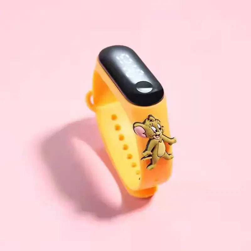 Kids LED Touch Watch – Pokémon, Avengers, Disney & More | Waterproof Cartoon Timepiece