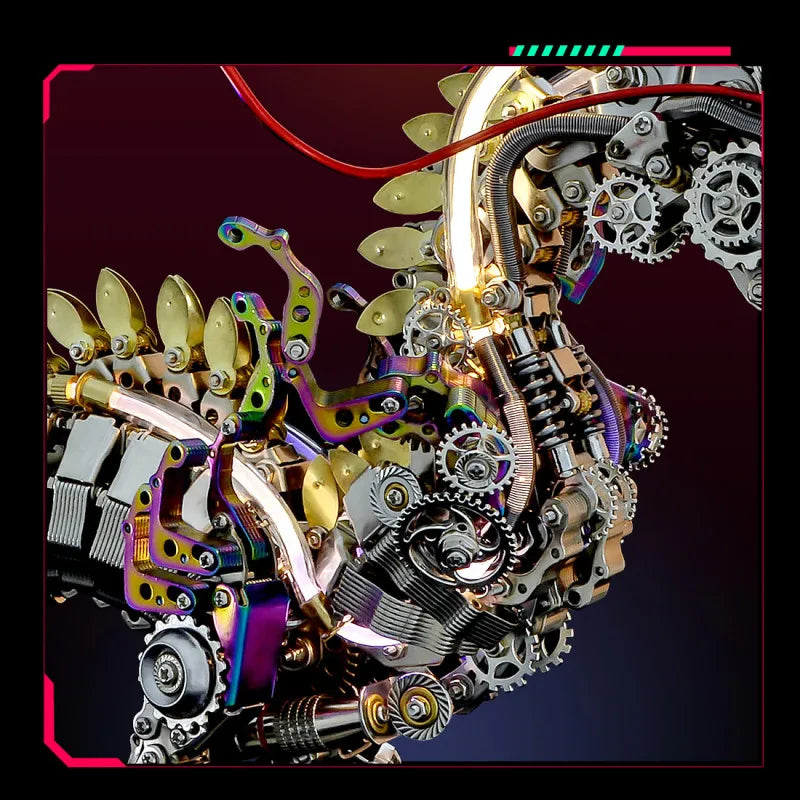 DIY Dragon 3D Metal Puzzle – 2030+ Pcs, 50cm Steampunk Build
Mechanical Majesty Meets Mythical Might