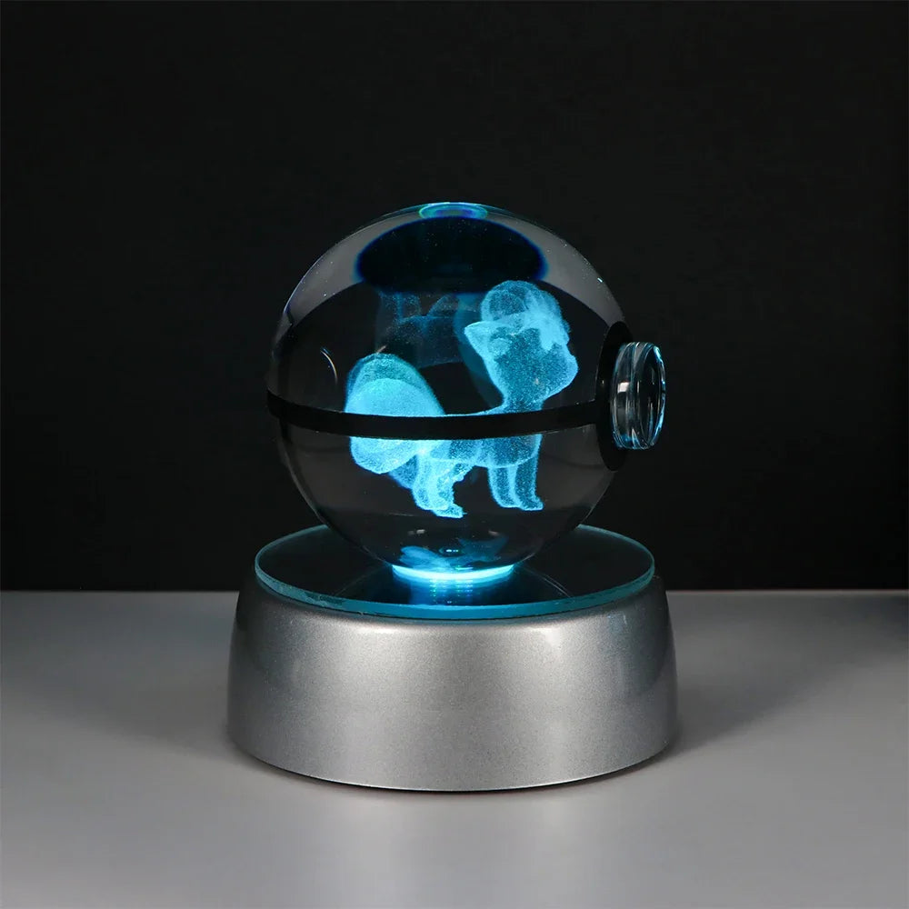 Pokémon 3D Crystal Ball – LED Light Base Display
