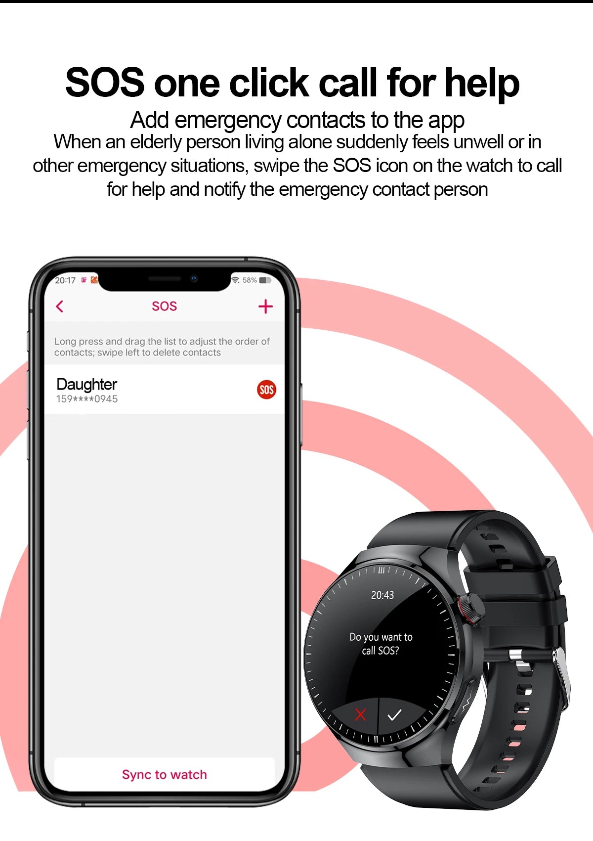 VitaPulse TK26 – 5-Organ Health Smartwatch with Uric Acid & Blood Lipid Tracker