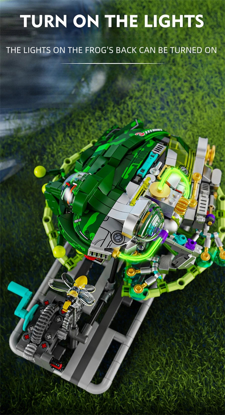 Mechanical Sea & Land Animal Building Block Sets