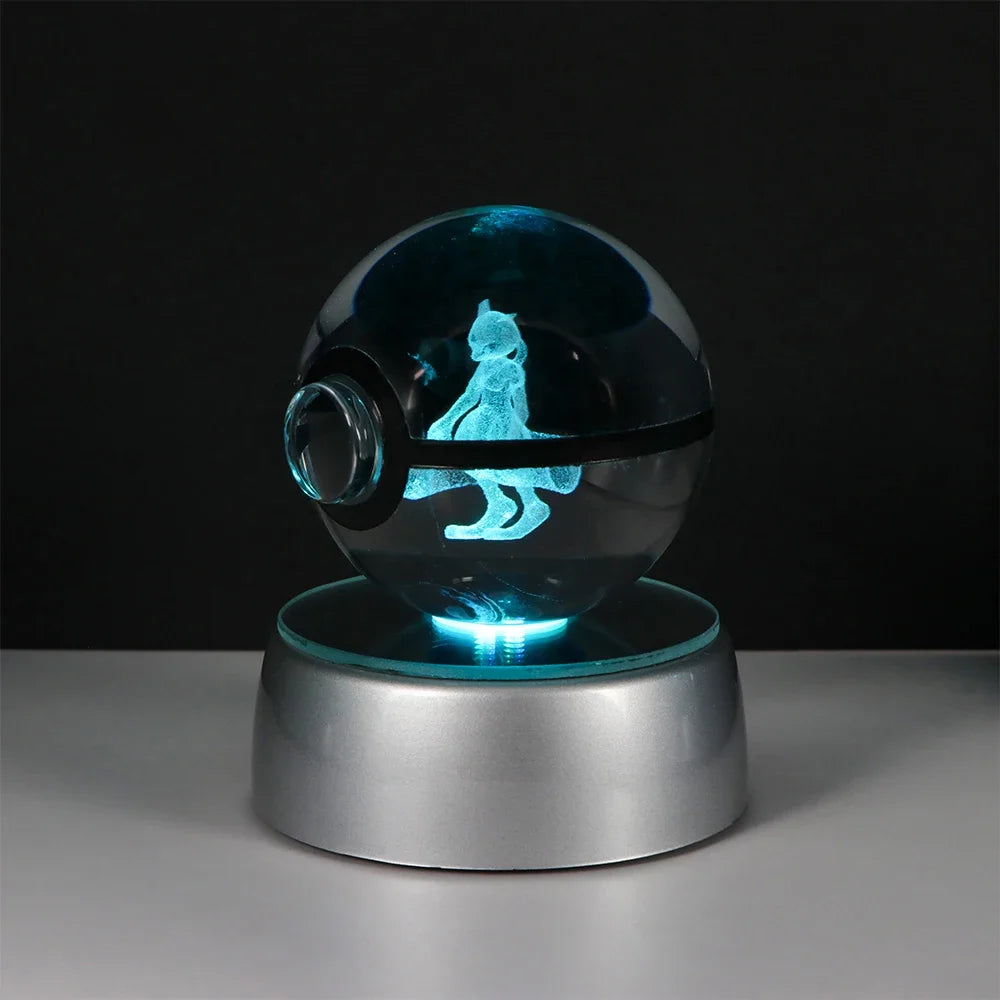 Pokémon 3D Crystal Ball – LED Light Base Display