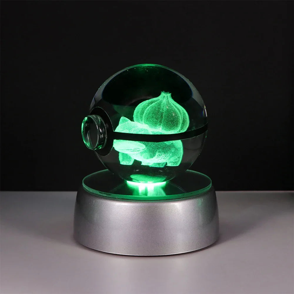 Pokémon 3D Crystal Ball – LED Light Base Display
