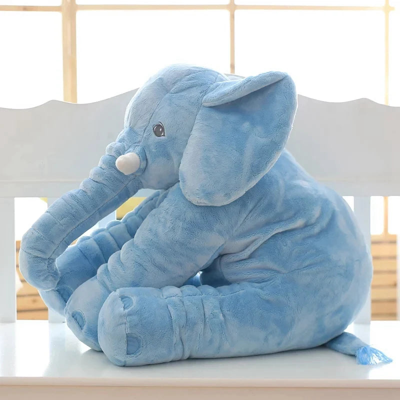 Plush Elephant Doll – 40cm / 60cm / 80cm Soft Stuffed Cushion Toy