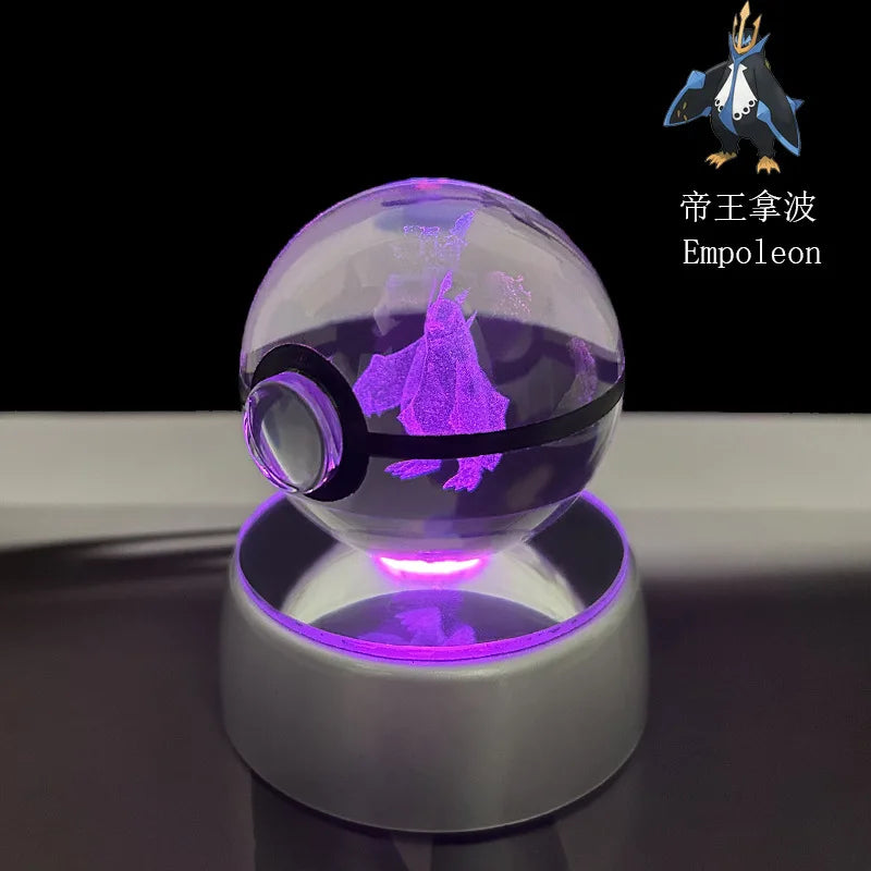 Pokémon 3D Crystal Ball – LED Light Base Display