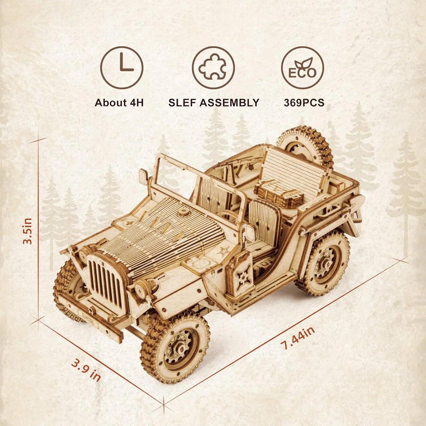 Timeless Machines – 3D Wooden Vehicle Model Kits Collection