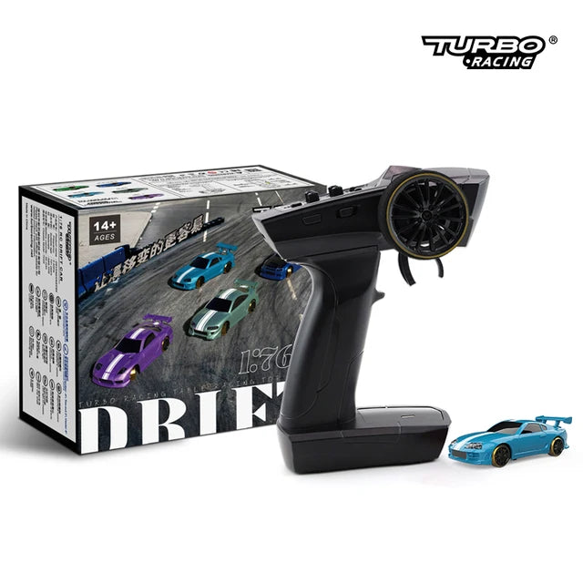 Desktop Turbo Racing 1:76 RC Drift Car W/ Gyro Radio
