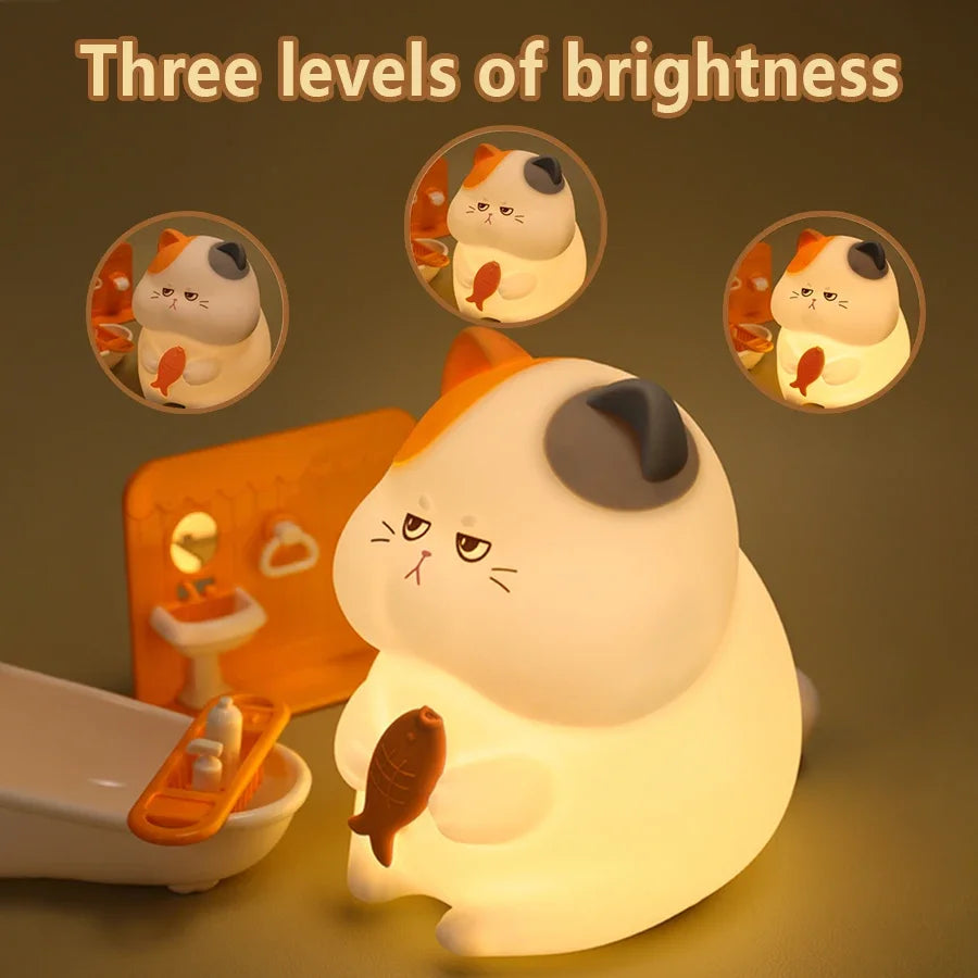 Kawaii Cat Night Light