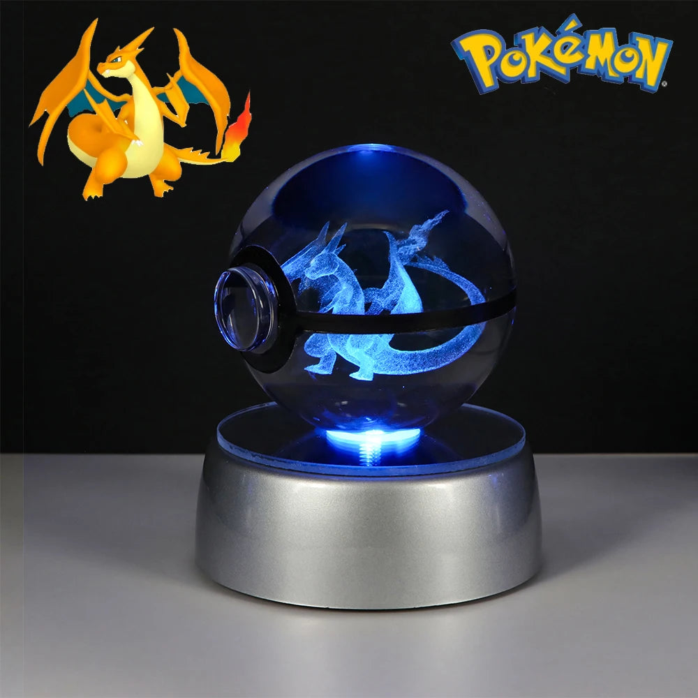 Pokémon 3D Crystal Ball – LED Light Base Display