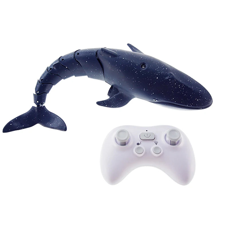 Smart RC Shark & Whale Spray Toy – Electric Water Robot Boat for Kids (With Lights & Remote Control)