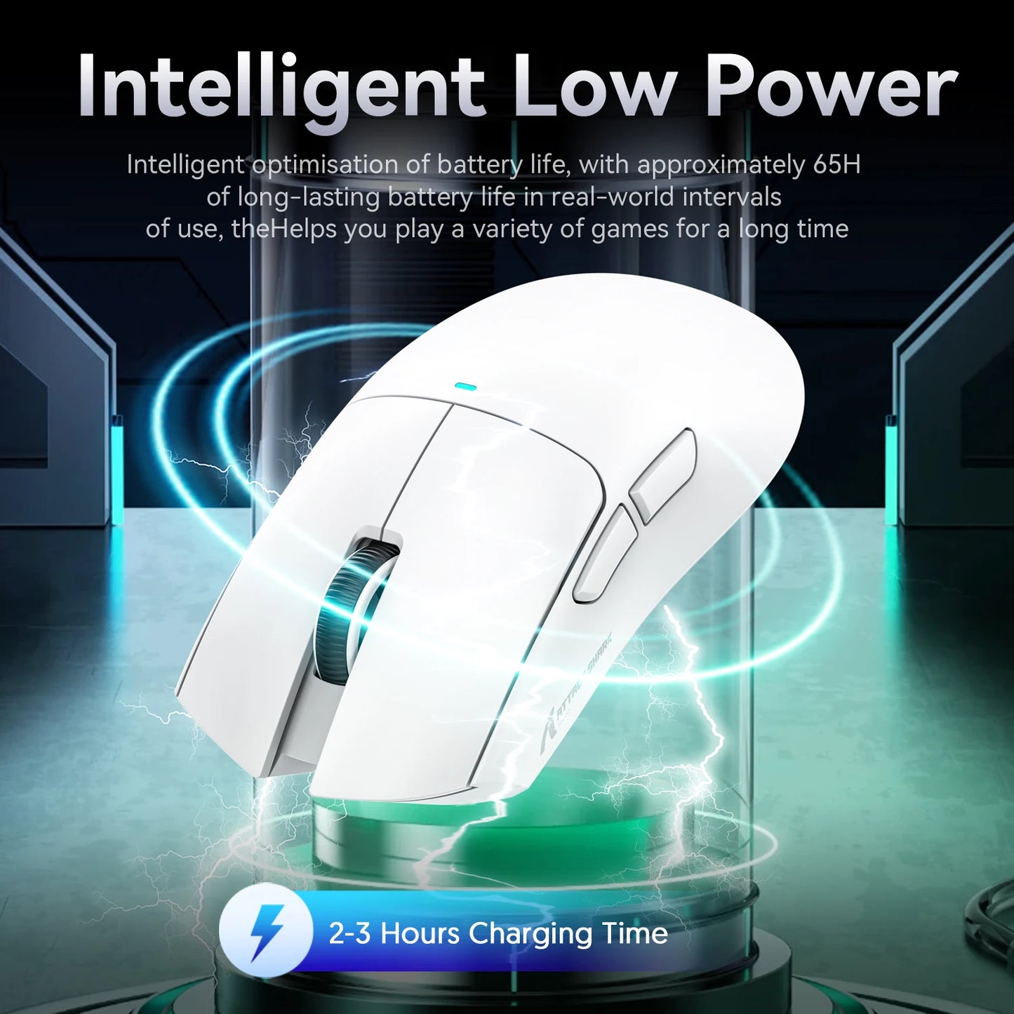 Attack Shark X11 Tri-Mode Gaming Mouse – RGB + Magnetic Charging Dock