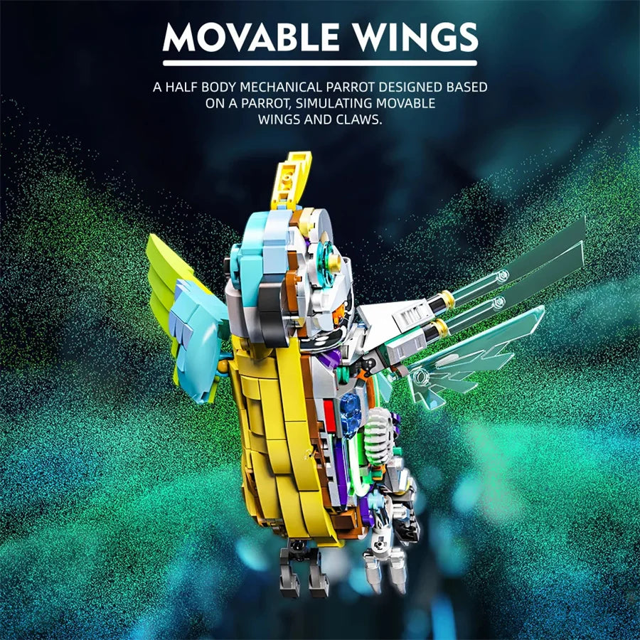 Mechanical Sea & Land Animal Building Block Sets