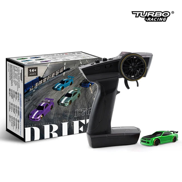 Desktop Turbo Racing 1:76 RC Drift Car W/ Gyro Radio