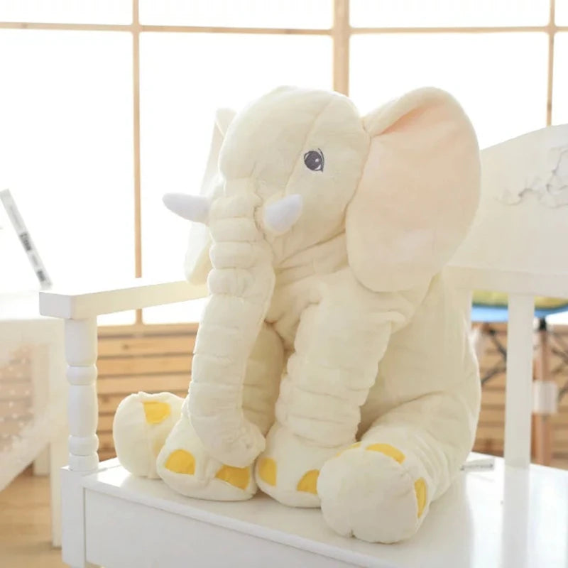 Plush Elephant Doll – 40cm / 60cm / 80cm Soft Stuffed Cushion Toy
