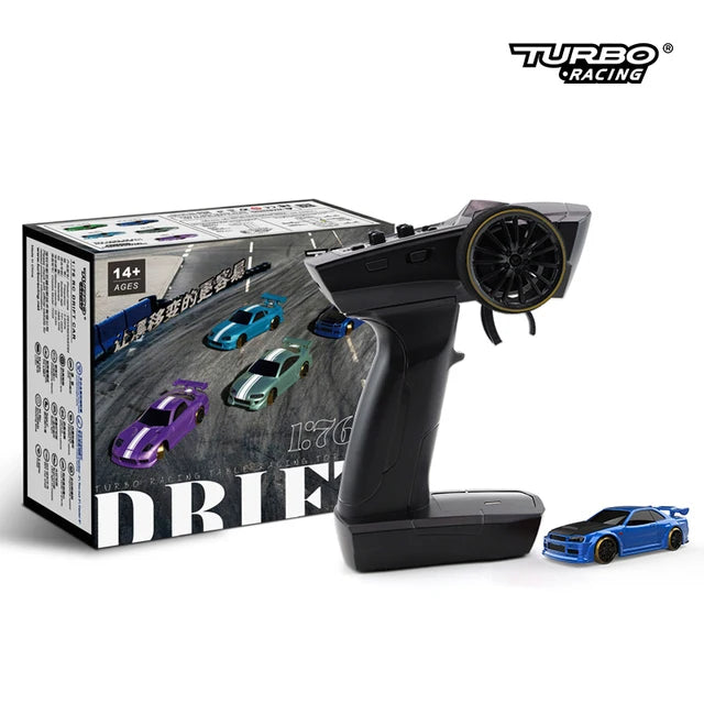 Desktop Turbo Racing 1:76 RC Drift Car W/ Gyro Radio