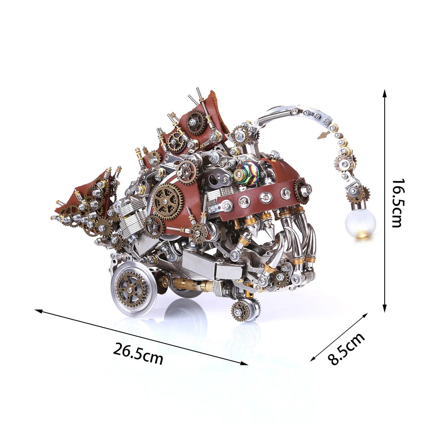 Anglerfish – 3D Steampunk Metal Puzzle Kit (1064 PCS)