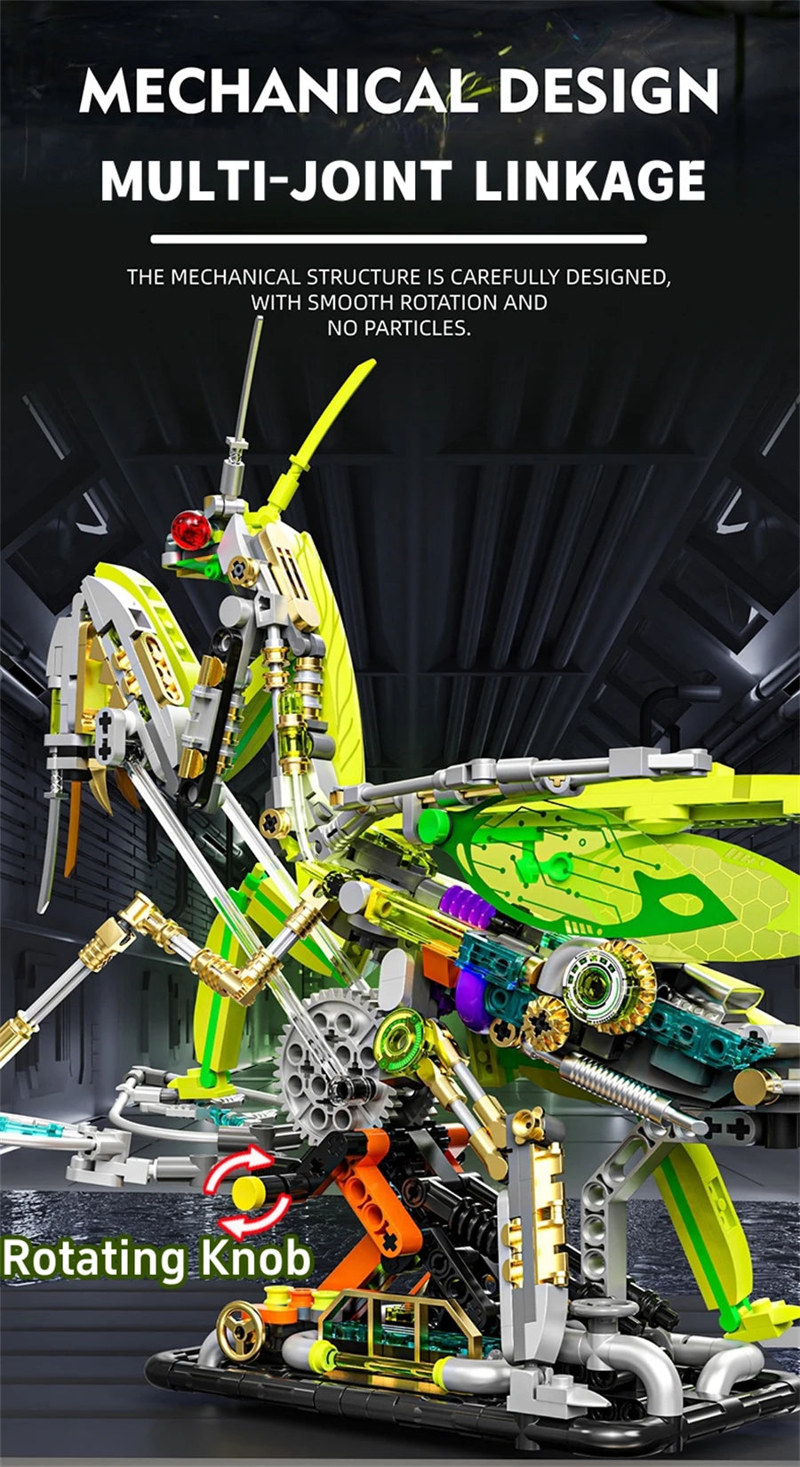 Mechanical Sea & Land Animal Building Block Sets