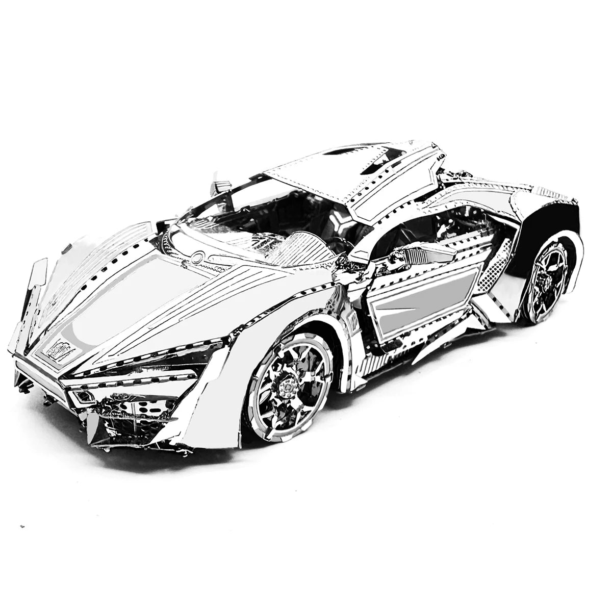 F1 & Sports Car 3D Metal Puzzle – DIY Hand-Assembled Model Kit (High Difficulty)