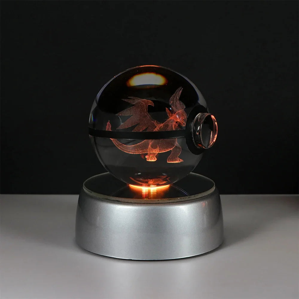 Pokémon 3D Crystal Ball – LED Light Base Display