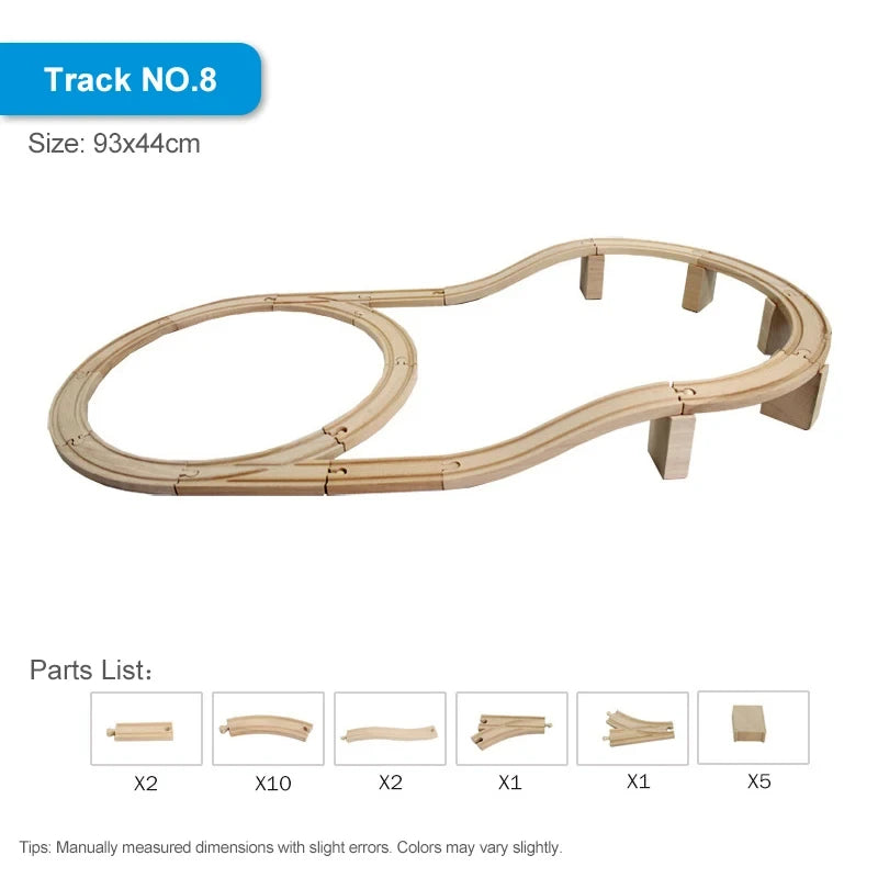 DIY Wooden Railway Tracks