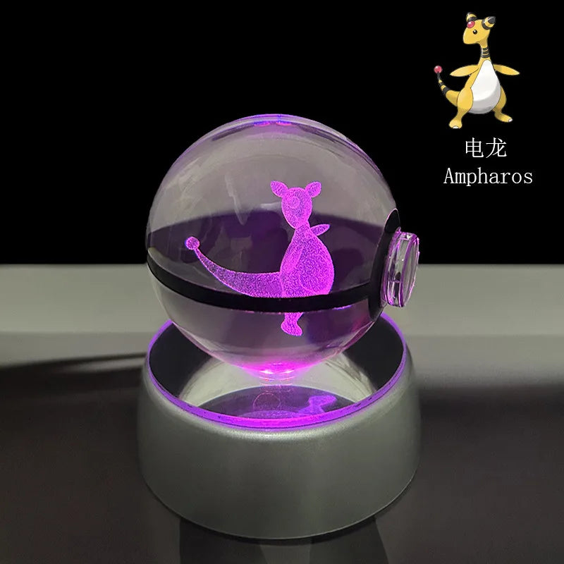 Pokémon 3D Crystal Ball – LED Light Base Display
