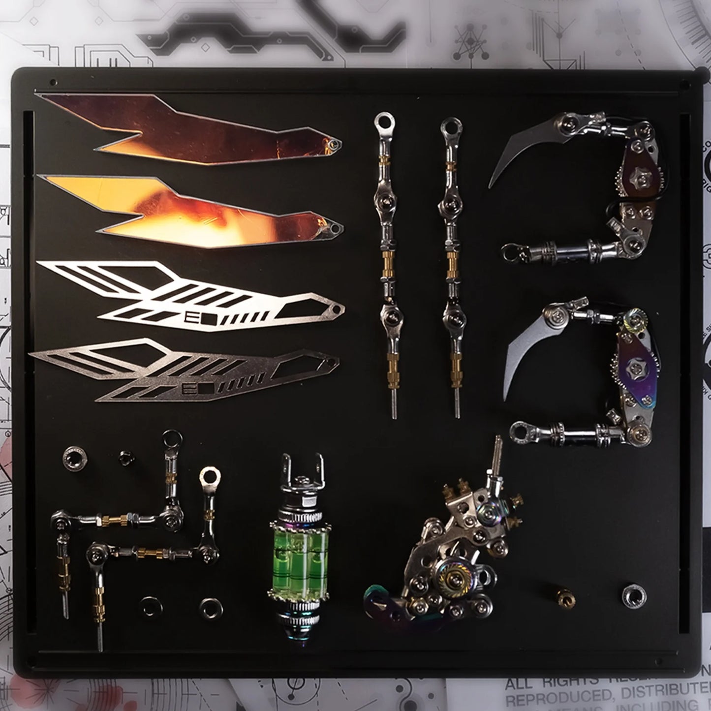 Mostarle Emerald Mantis – 3D Metal Puzzle DIY Model Kit (352 PCS)