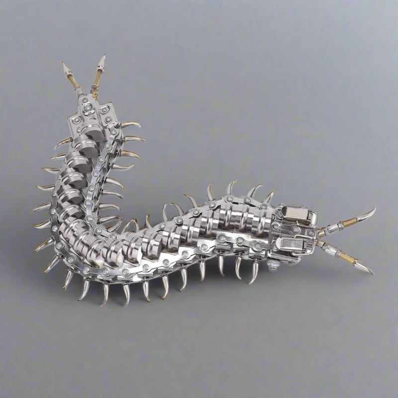 Steampunk Centipede 3D Metal Puzzle – 200 Pcs DIY Mechanical Model Kit