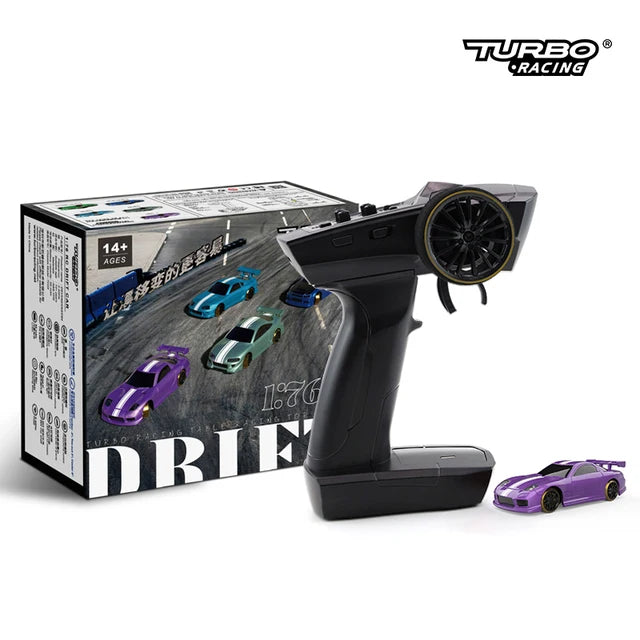 Desktop Turbo Racing 1:76 RC Drift Car W/ Gyro Radio