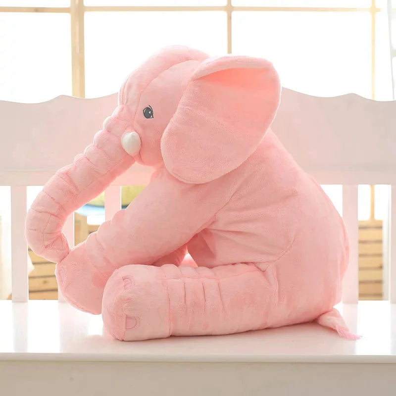 Plush Elephant Doll – 40cm / 60cm / 80cm Soft Stuffed Cushion Toy