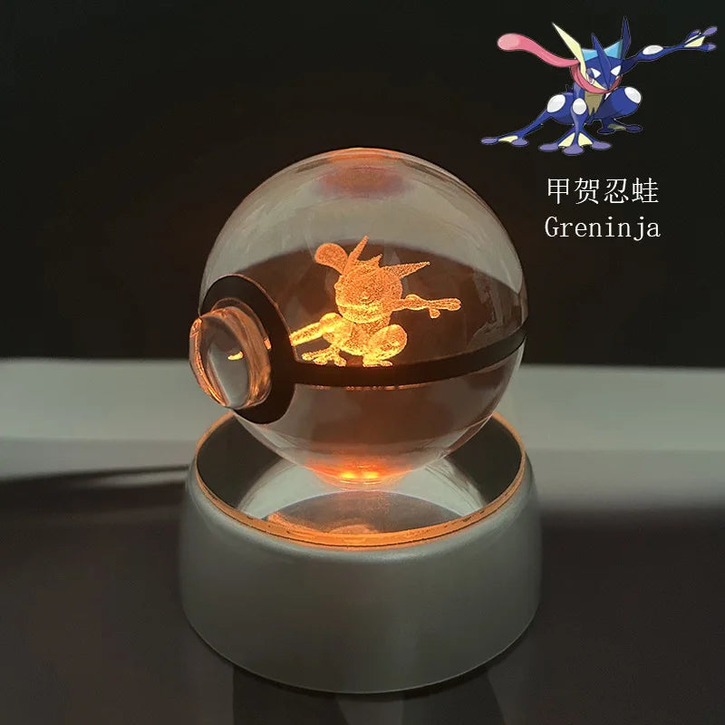 Pokémon 3D Crystal Ball – LED Light Base Display